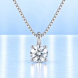 Moissanite Solitaire Pendant