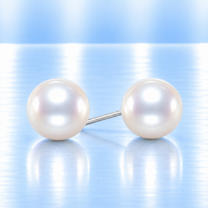 8mm Freshwater Pearl Stud Earrings