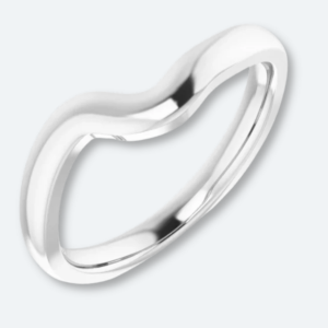 Curved Wedding Band - Plain