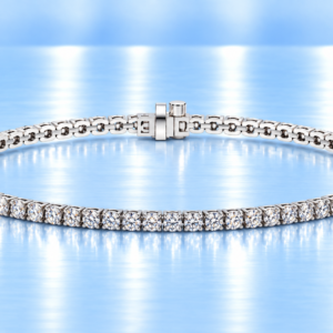 Tennis Bracelet In White Gold - 3.2 Carats TW