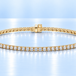 Tennis Bracelet In Yellow Gold - 1 Carat TW